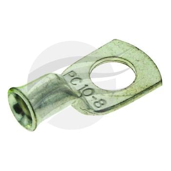 Jaylec TL1008 Cable Lug 10 x 8mm Open Barrel Stud Fl Conductor 10 Pack