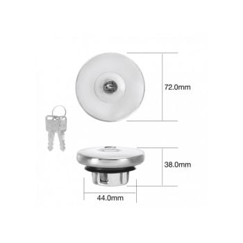 Tridon Locking Fuel Cap TFL206V