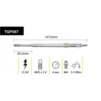 Tridon Glow Plug TGP067
