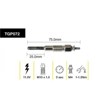 Tridon Glow Plug TGP072