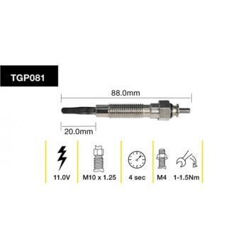 Tridon Glow Plug TGP081