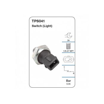 Tridon Oil Pressure Switch (Light) TPS041