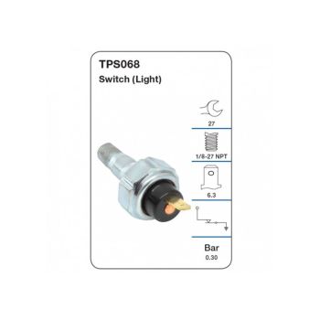 Tridon Oil Pressure Switch (Light) TPS068