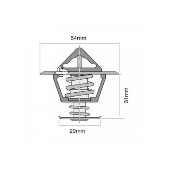 Tridon Thermostat (High Flow) TT2033-180