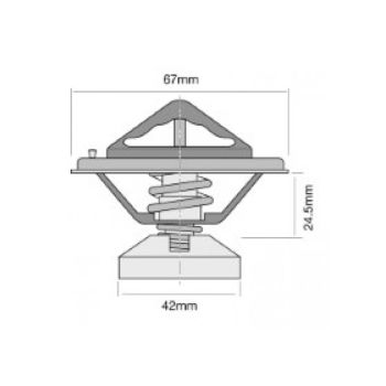 Tridon Thermostat (High Flow) TT251-180