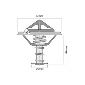 Tridon Thermostat (High Flow) TT269-176