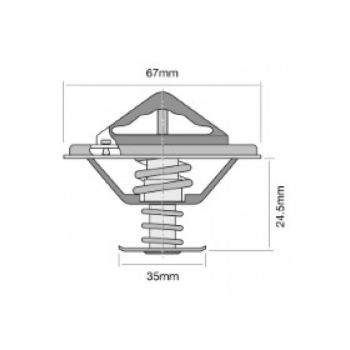 Tridon Thermostat (High Flow) TT304-183