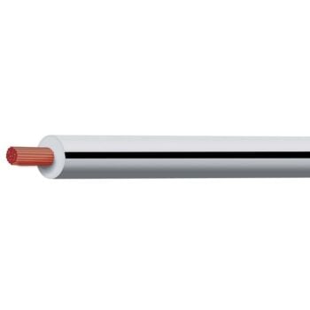 Tyree Cable CB004A1-100WEBK Single Core 4mm White/Black 100M Trace Cable