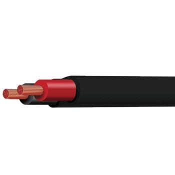 Tyree Cable CB025A2-100BKRD 2.5mm Twin Sheath Cable 100M