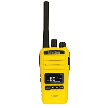 Uniden UH755-Y 5W UHF CB Splashproof Handheld Radio