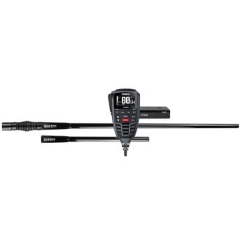 Uniden XTRAK 80 TERRITORY PACK Smart UHF Radio with Large OLED Display and ATX970 Twin Heavy Duty Antenna