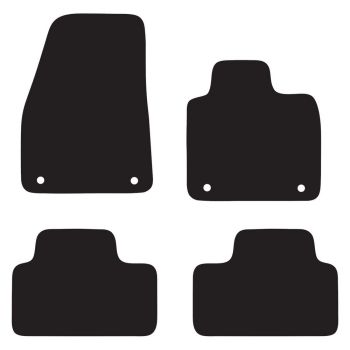 RubberTree Executive Rubber Car Floor Mats fits Volvo XC40 2018-on VL047TPR