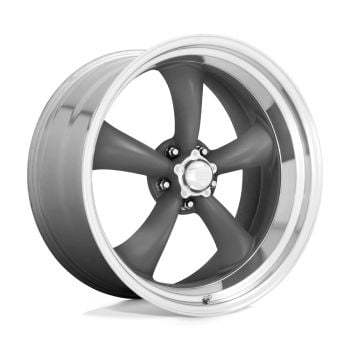 American Racing VN215 CLASSIC TORQ THRUST II 15x4 5x120.65 -25 Offset Gray Wheel