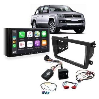 Volkswagen Amarok 2011-2015 Apple CarPlay Android Auto Head Unit Upgrade Kit