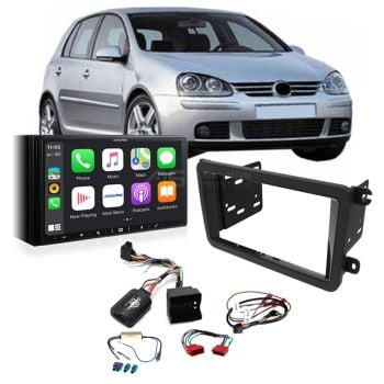 Volkswagen Golf 2004-2009 MK5 Apple CarPlay Android Auto Head Unit Upgrade Kit