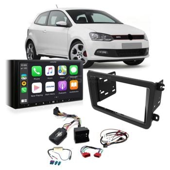 Volkswagen Polo 2010-2014 Apple CarPlay Android Auto Head Unit Upgrade Kit