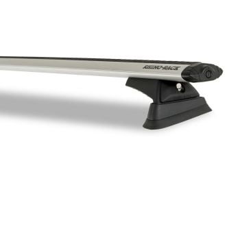 Rhino Rack Vortex RCL Trackmount Silver 2 Bar Roof Rack JB0063