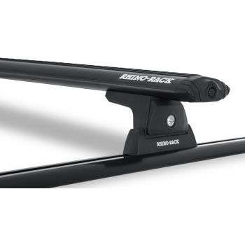 Rhino Rack JA9169 Vortex RLT600 Trackmount Black 2 Bar Roof Rack