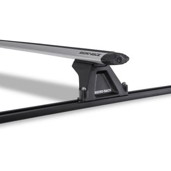Rhino Rack JA8732 Vortex RLTF Trackmount Silver 2 Bar Roof Rack