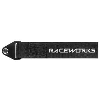 Raceworks Black Flexible Tow Strap VPR-021BK