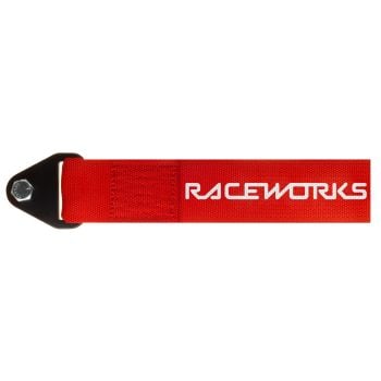 Raceworks Red Flexible Tow Strap VPR-021RD