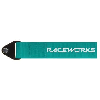 Raceworks Teal Flexible Tow Strap VPR-021TL