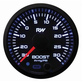 Raceworks Raceworks 52mm Electronic Boost/Vac Gauge PSI Kit VPR-300