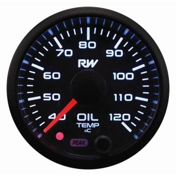 Raceworks Raceworks 52mm Electronic Oil Temperature Gauge Kit VPR-304