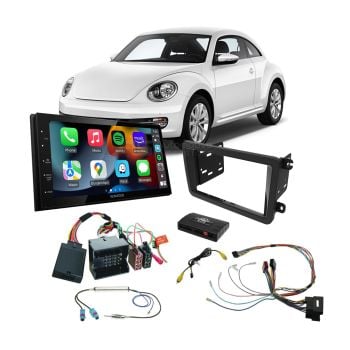 VW Beetle 2012-2022 Apple CarPlay Android Auto Head Unit Upgrade Kit