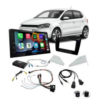 VW Polo 2015-On Apple CarPlay Android Auto Head Unit Upgrade Kit