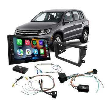 VW Tiguan 2015-2016 Apple CarPlay Android Auto Head Unit Upgrade Kit
