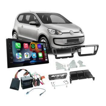VW up! 2012-2015 Apple CarPlay Android Auto Head Unit Upgrade Kit