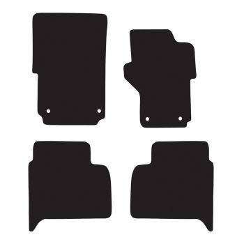 RubberTree Executive Rubber Car Floor Mats fits VW Amarok Facelift Dual Cab 17-22 VW061TPR