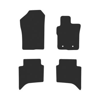 RubberTree Executive Rubber Car Floor Mats fits VW Amarok Dual Cab 2023-on VW081TPR