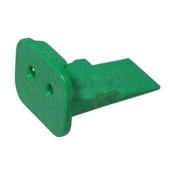Deutsch Wedge Lock 2-Pin Green Enhanced Seal suits DT Plug 50-Pack W2S-P012/50