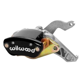 Wilwood 1-Piston MC4 Mechanical Park Brake Caliper L/H Black 1.19" Bore Size 0.81" Disc Width 6407 Pad Plate WB120-12070-BK