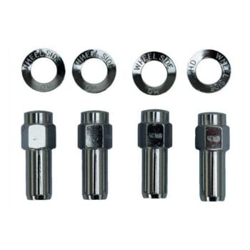 WELD Wheels Closed End Wheel Nut and Washer 1/2" fits Draglite Rodlite Prostar Wheels 4pk WE601-1416