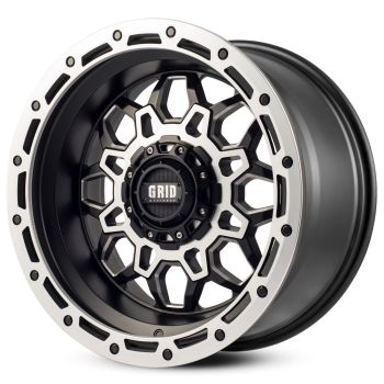 Grid GD09 20x9.0 6x114.3 +35 Offset Black Wheel