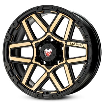 Mamba M23 20x9.0 5x150 +12 Offset Black Wheel