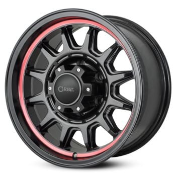 Orbit FITTI 16x7.5 6x139.7 0 Offset Black Wheel