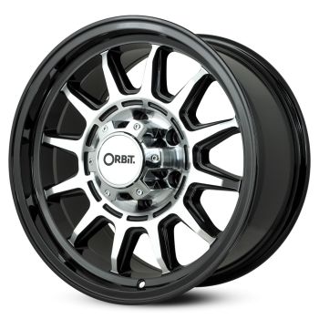 Orbit FITTI 17x8.5 6x139.7 0 Offset Black Wheel