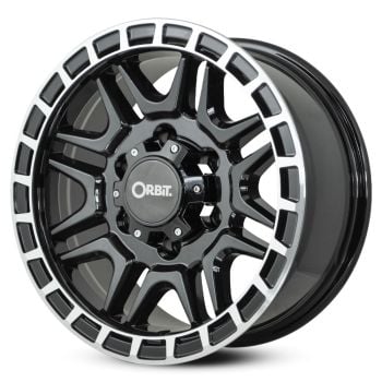 Orbit MONZA 16x7.0 6x139.7 0 Offset Black Wheel