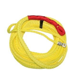 Superior Engineering Winch Rope Polyurethane Coated 10mm x 30m Hi-Vis Yellow