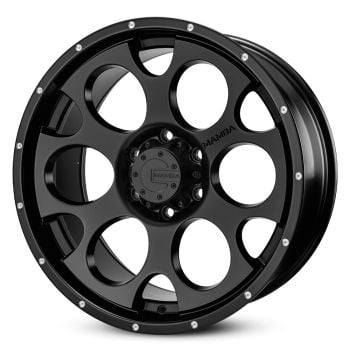 Mamba Bajant 20x9.0 6x139.7 +20 Offset Black Wheel