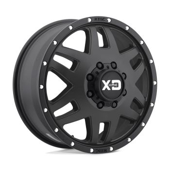 XD XD130 Machete Dually 20x8.25 8x6.5 +127 Offset Black Wheel