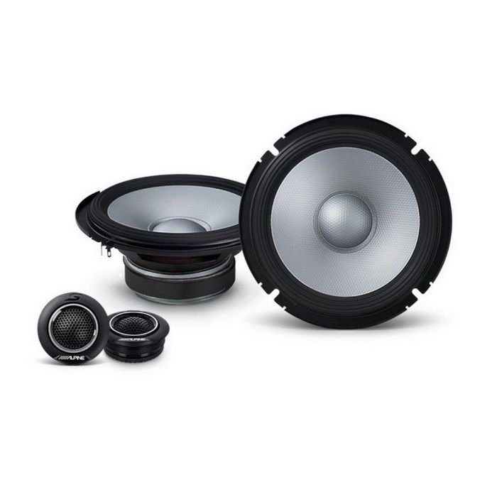 Enceintes Alpine S2-S65C 16,5 Cm 2 Voies Composants – Hi-Res Audio 240W Max