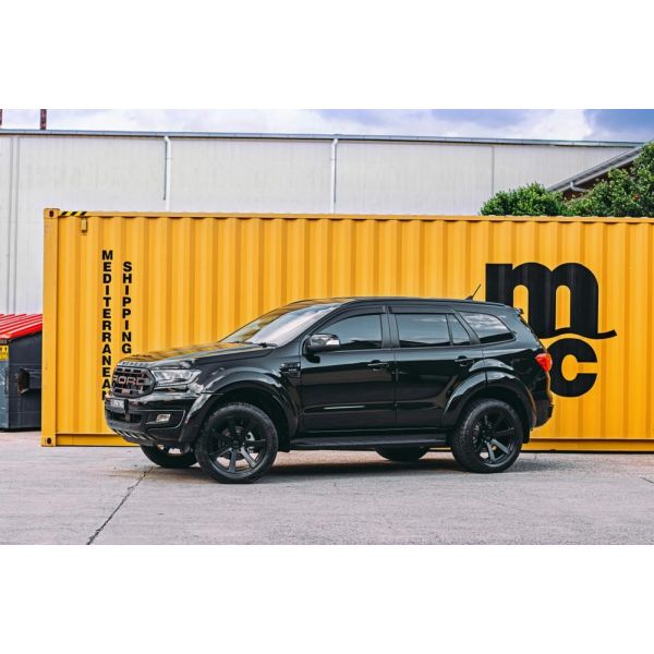 EGR Fender Flares Full Set fits Ford Everest 15-21 Ultra Matte Black FF ...