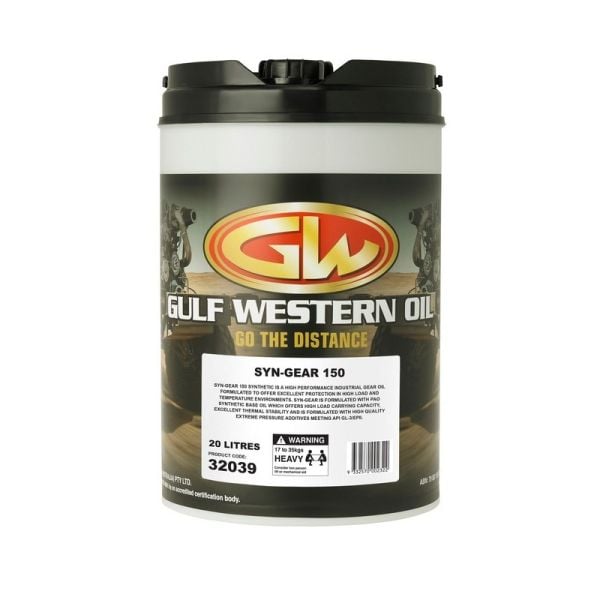 Gulf Western 32031 Syn-Gear Industrial Gear Oil ISO 460 20L ...