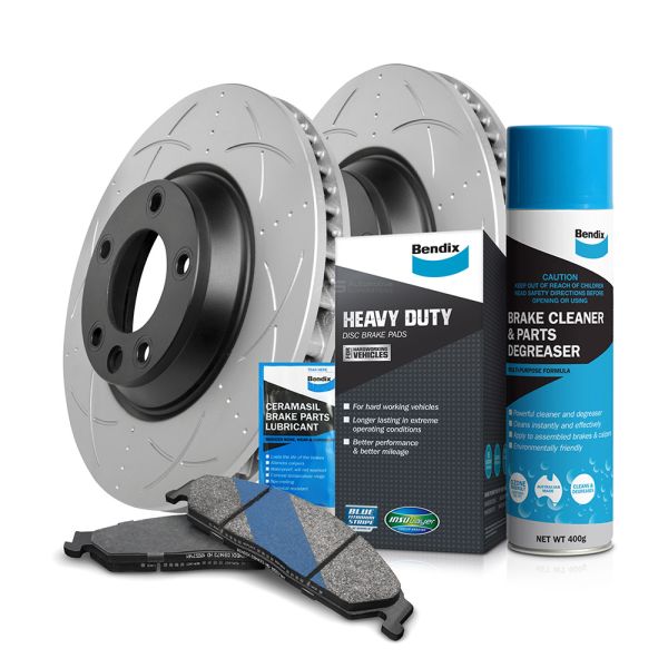 Bendix Brake Package Porsche Cayenne V6 S Turbo Front Rotors & Pads ...