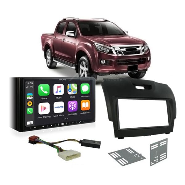 Isuzu D-Max 2012- Fujitsu 10 Apple CarPlay Android Auto Head Unit